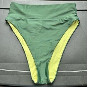 Aerie high cut cheeky bikini bottom